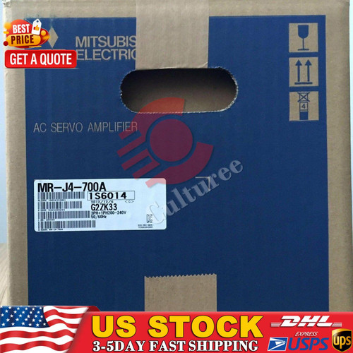 New Mitsubishi MR-J4-700A Servo Drive MRJ4700A New In Box Fast Shipping US Free TAX  - Product Image