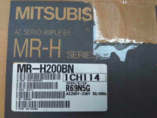 New NEW Mitsubishi MR-H200BN Servo Driver Expedited Shipping - Product Image