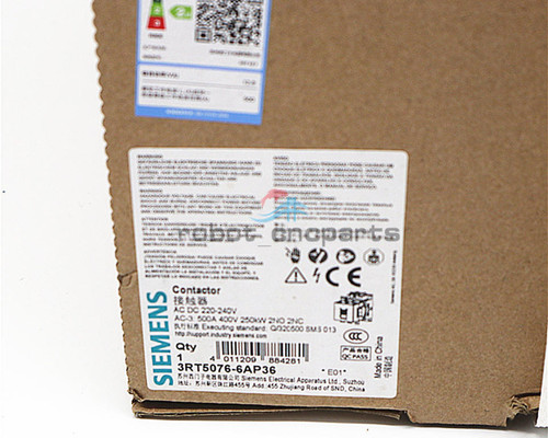New ONE NEW SIEMENS contactor 3RT5076-6AP36  - Product Image