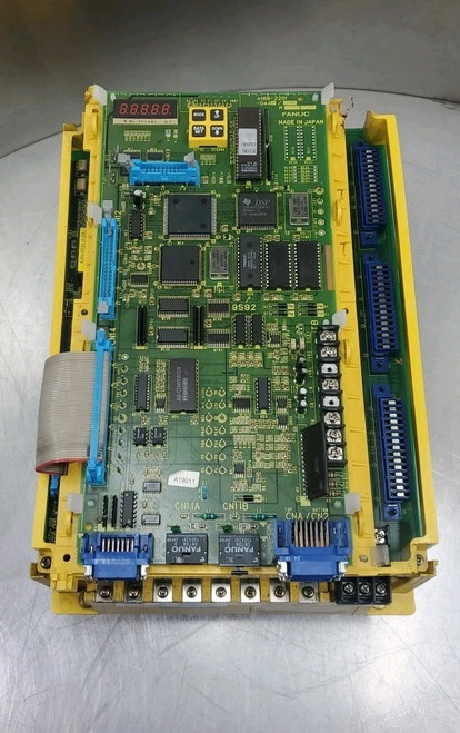 Used FANUC A06B-6064-H305H550 AC SPINDLE SERVO DRIVE, A06B-6064-C305. 1E-49 A06B-6064-H305#H550 - Product Image
