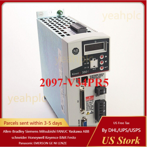 New 2097-V34PR5 Allen Bradley Servo Drive 2097V34PR5 NEW Sealed in Box dose not apply - Product Image