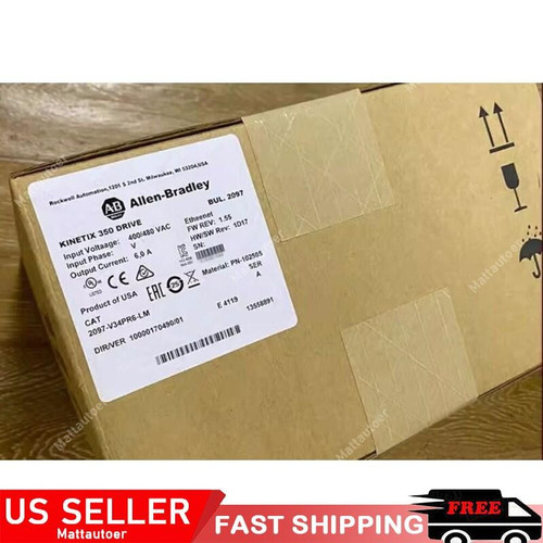 New 2097-V34PR6-LM NEW FACTORY SEALED Allen-Bradley US Free Tax  - Product Image