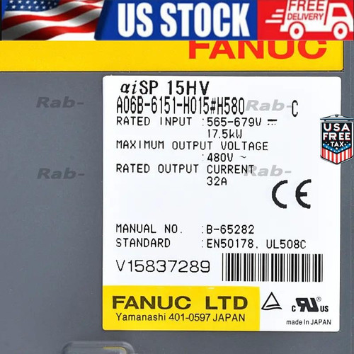 New 1PC 1PC New In Box FANUC A06B-6151-H015H580 Servo Drive fast Shipping A06B-6151-H015#H580 - Product Image