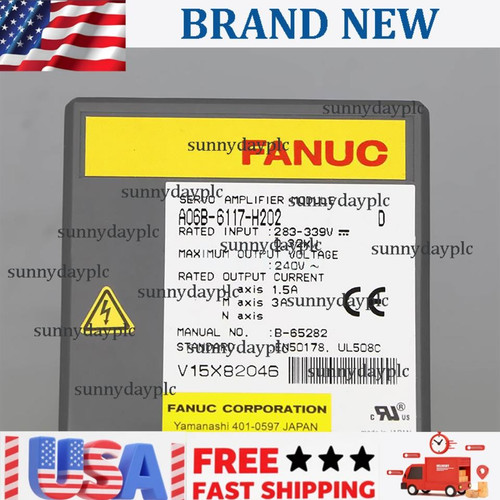 New 1PC New Fanuc Servo Driver A06B-6117-H202  - Product Image