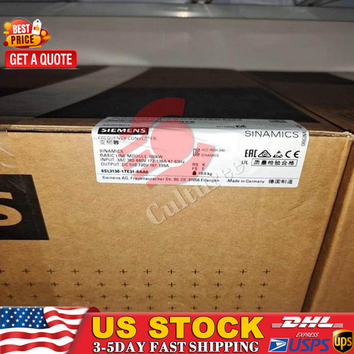 New New Siemens 6SL3130-1TE31-0AA0 6SL3 130-1TE31-0AA0 1 Year Warranty Fast Shipping  - Product Image