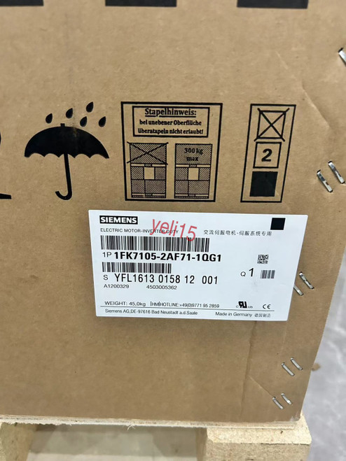 New ONE NEW SIEMENS AC SERVO MOTOR 1FK7105-2AF71-1QG1  - Product Image