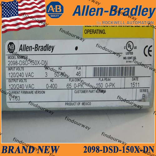New 2098-DSD-150X-DN New Sealed NEW PLC Ultra 3000 Servo Drive Free Ship US AB  - Product Image