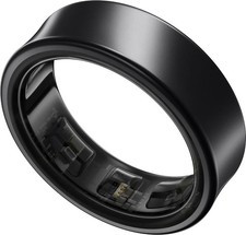GALAXY RING SIZE 8 TITANIUM BLACK ANDROID ONLY
