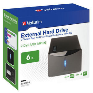 Verbatim 6tb Raid Esata / Usb 2.0