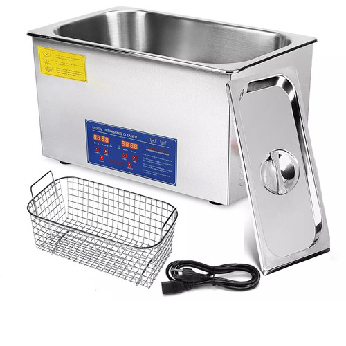 New 22L Ultrasonic Cleaner with Timer Heating Machine Digital Sonic Cleaner