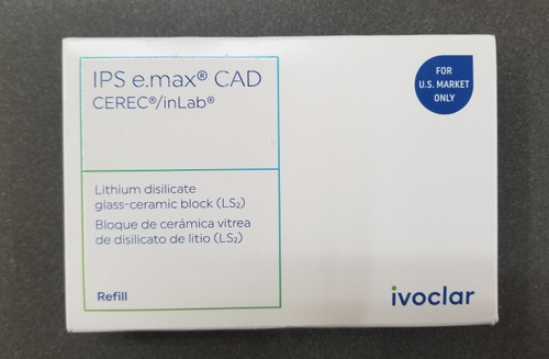New LT C3 C14 Ivoclar EMAX CAD CEREC/inLab Blocks (5/Pk) BOX ivoclar-emax