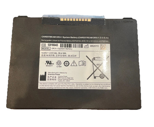 Carestream DRX-1 system battery DRX-1 system battery charger