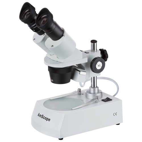 New AmScope SE306R-PX Student Binocular Stereo Microscope 10X-20X-40X