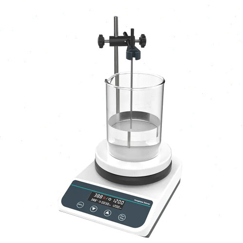 New Lab Magnetic Stirrer with Heating Timing Function 50-1500rpm 2L Volume Temp 310? 2025 - Product Image