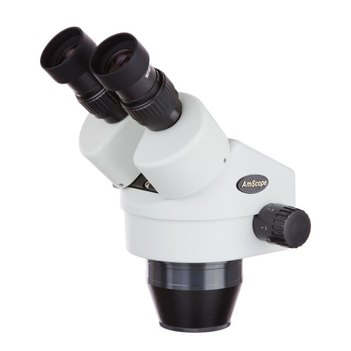 New AmScope 7X-45X Binocular Zoom Power Stereo Microscope Head -Super Widefield View SM745B - Product Image