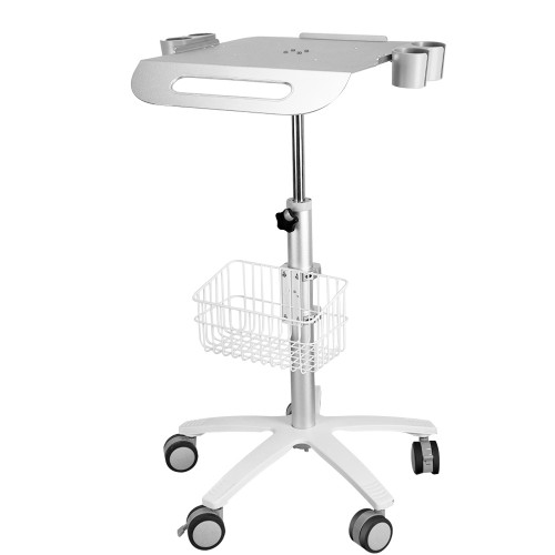 New Medical Mobile Trolley Cart with Height Adjustable Lockable Wheels and  - Product Image