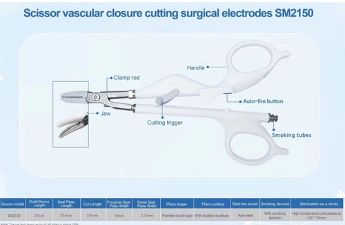 New Ligasure Scissor Vessel Sealing Device W Scalpel  Covidien Plug autoclavable - Product Image
