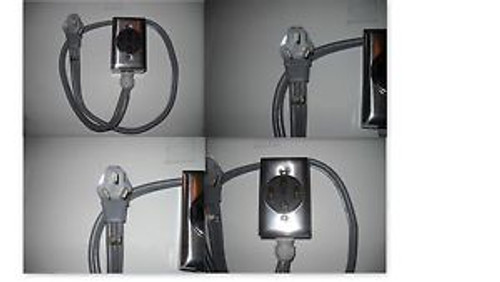 Adapter 4 Feet, 250 Volts 50 Amp, 10-50P Plug, 14-50R Outlet, For All Stove