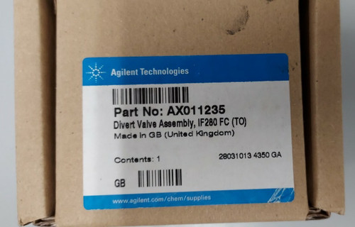 New Agilent AX011235 Diverter Valve Assembly, IF280 FC TO  - Product Image