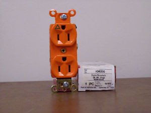 10 P&S Isolated Ground Duplex Receptacles # Ig6200