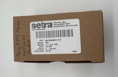 New Setra Differential Pressure Transducer 26512R5WB11T1F  NEW - Product Image