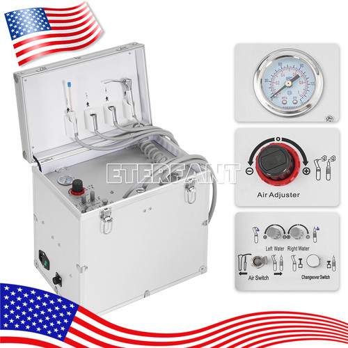New Dental Portable Delivery Unit Air Compressor Suction System 4 Holes BD-402 US ZL103020025 - Product Image