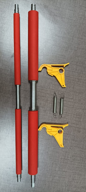 New Original Carestream VITA Flex CR new roller with clamps and springs.
