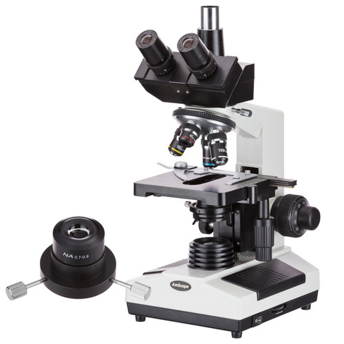New AmScope T390B-DK 40X-2000X Darkfield Trinocular Biological Compound