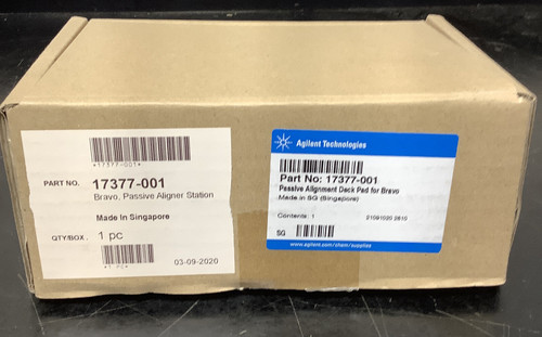New Agilent 17377-001 Bravo , Passive Aligner Station Deck Pad