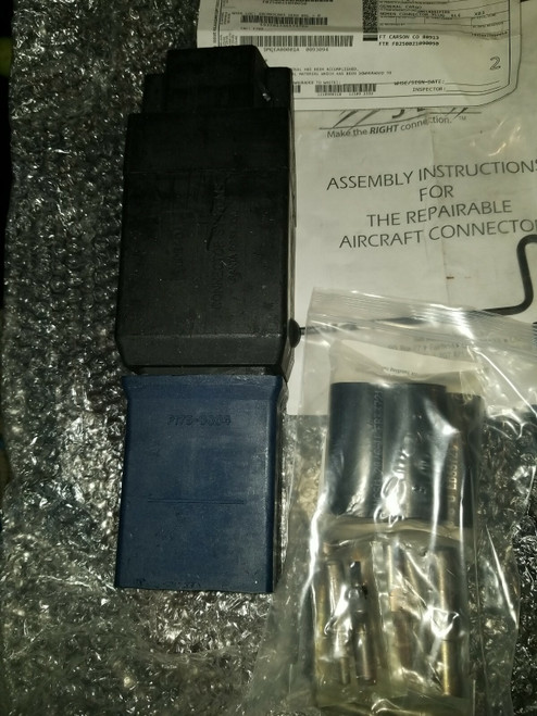 New J & B Aviation Connector PN JB5003, NSN 5935013361747, unused surplus, NOS