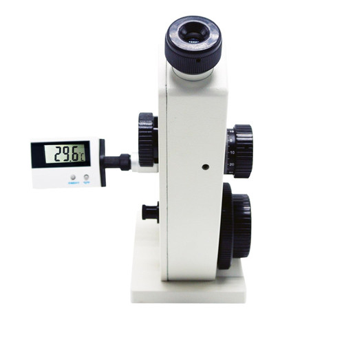 New Monocular Abbe Refractometer Accuracy (nD)0.0002 Digital Thermometer