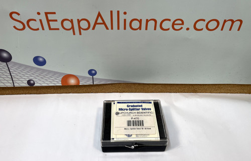 New Upchurch Scientific - Graduated Micro-Splitter Valve 10-32 Grad (P-470)