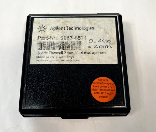 New Hellma - Cell for Flow-Through Measurements, 2mm, (Tubing NOT Included)