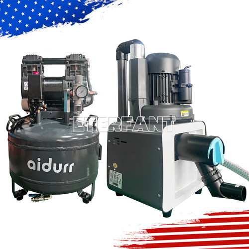 New Dental Electric Suction Machine Vacuum System/Silent Oil-Free Air