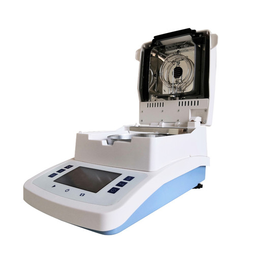 New Halogen Moisture Meter Analyzer with Range 50g Readability 0.005g Pan