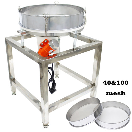 New Vibration Sieve Machine Shaker Sifter Screener Deck with 19.640&100Mesh
