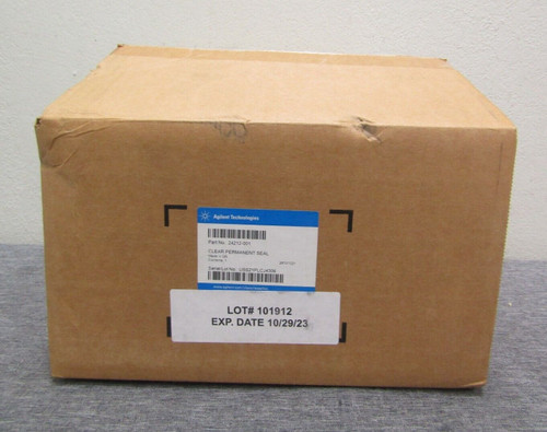 New Agilent Part # 24212-001 Clear Permanent Seal