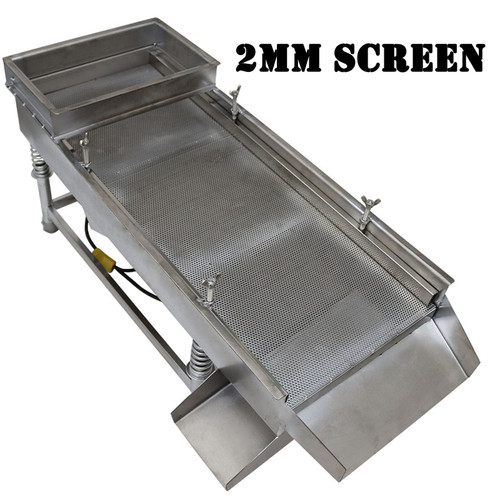 New 2mm Round Screen 220V Full Stainless Steel Linear Vibrating Screen 220V