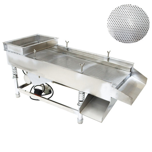 New 2.5mm Screen Electric Single Layer Linear Vibrating Screen Industry