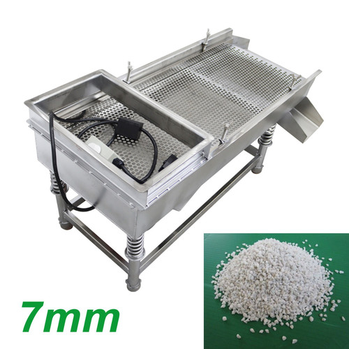 New JG30-75 Electric Linear Vibrating Screen Shaking Sieve Machine with 7mm
