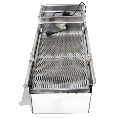 New Electric Stainless Steel Linear Vibrating Screen Shaker with 6mm Screen