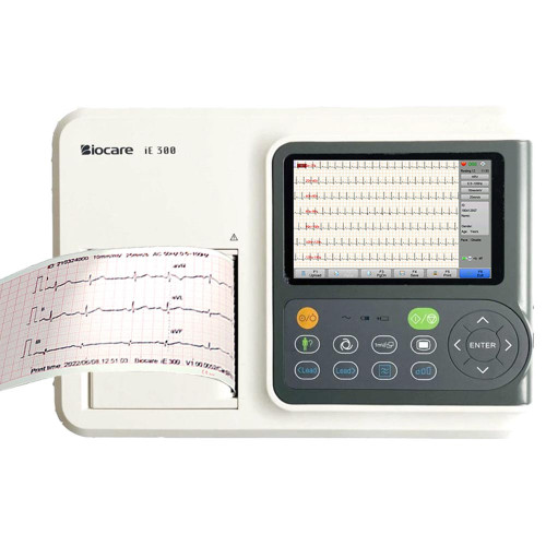 New Biocare iE300 12 lead ECG Machine rapid diagnosis and instant ECG tests