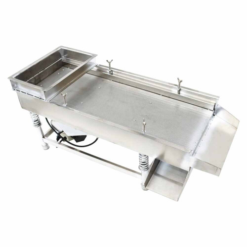 New 110V 1mm Stainless Linear Vibrating Screen Electric Shaker Sifter Sieve