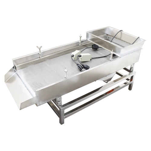 New Double Motor Linear Vibrating Screen Electric Shaker Granular Sifter