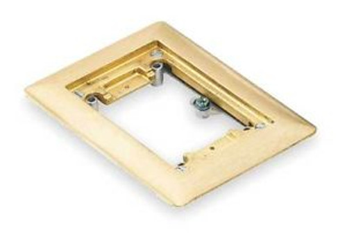 Steel City P 64 Cp Floor Box Cover Plate,Single Gang,Brass