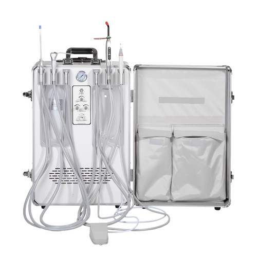 New Portable Dental Treatment Unit with Oiless Air Compressor Suction