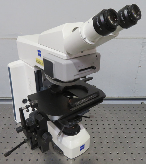 C196876 Carl Zeiss Axio Scope.A1 Binocular Microscope w/ Pl 10X/23
