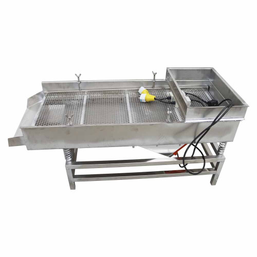 New TECHTONGDA 110V Stainless Steel Linear Vibrating Screen Linear Sieve