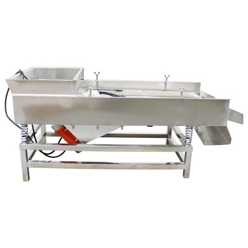 New Single Layer 6mm Long Strip Screen Linear Vibrating Screen Stainless