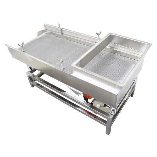 New Electric 2mm Sifter Linear Vibrating Screen Stainless Steel